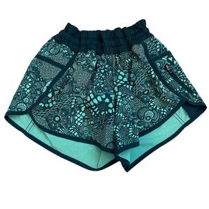 Lululemon Tracker Short IV (4”) in Pretty Lace Bali Breeze - Size 4